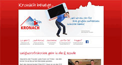 Desktop Screenshot of kronach-einkaufen.de