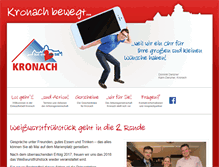 Tablet Screenshot of kronach-einkaufen.de